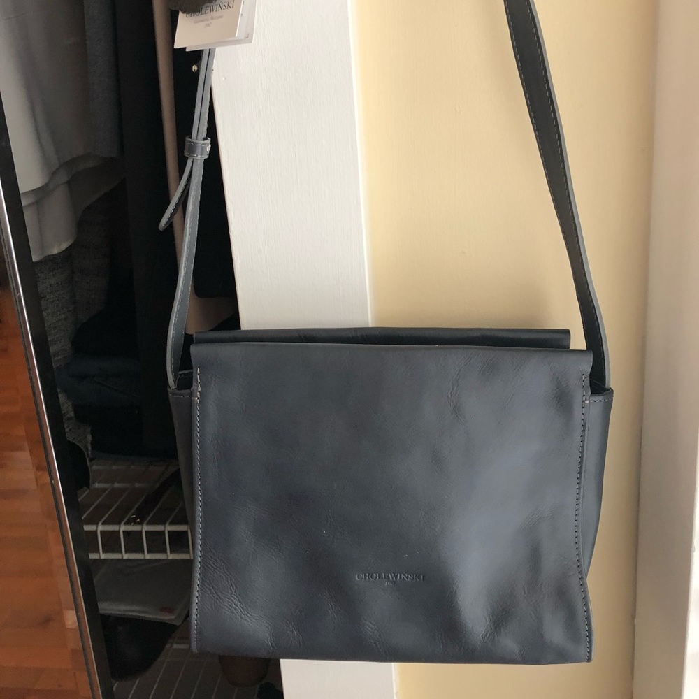 Cholewinski Slate Grey Cross-Body Bag
